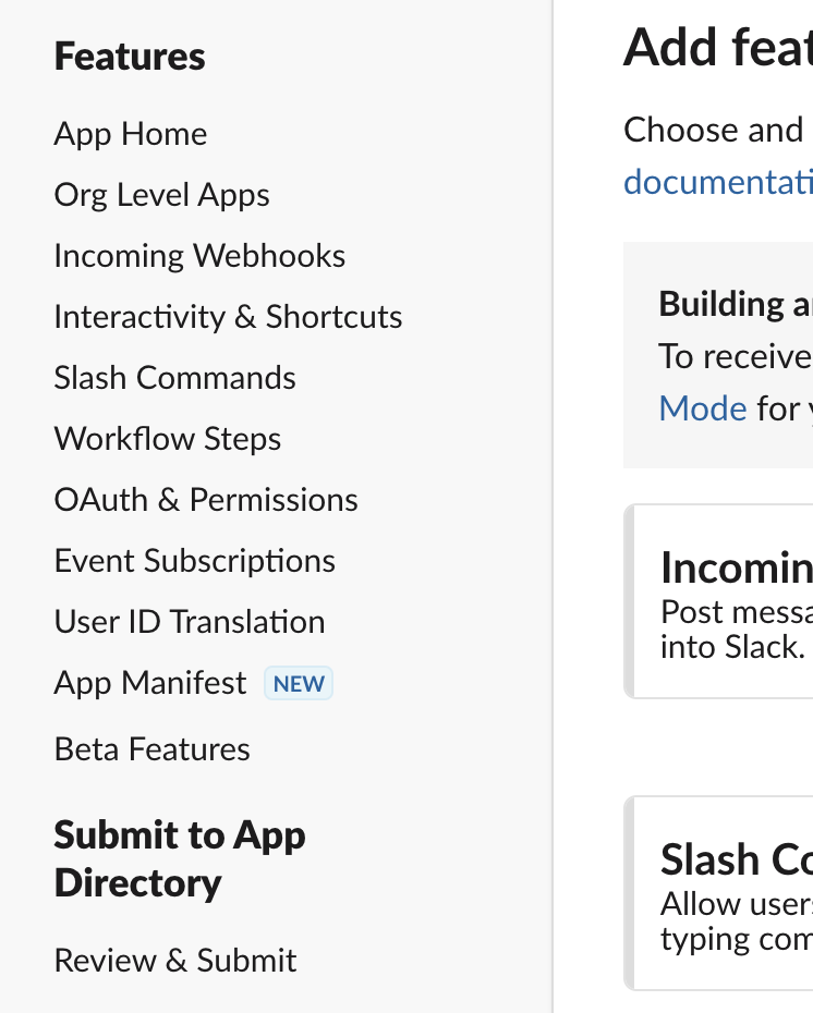 OAuth & Permissions